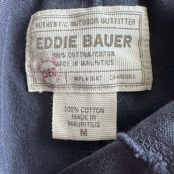 EDDIE BAUER OUTDOOR OUTFITTER NAVY BLUE SWEATPANTS LOUNGE WORKOUT JOGGER MEN M - Picture 10 of 10